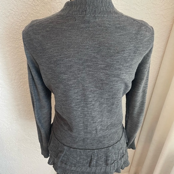 Banana Republic Linen Blend Open Ruffle Cardigan - Picture 5 of 8